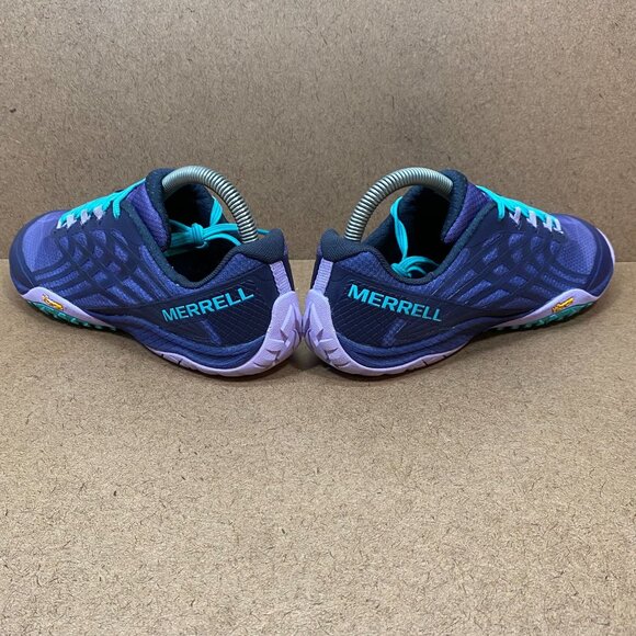 Merrell Trail Glove 4 Womens Trainers Bare Access Flex Vibram Sole Purple Size 8 - Picture 4 of 8